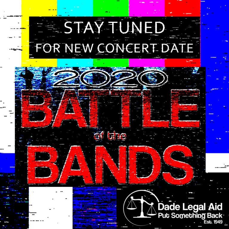 BATTLE OF THE BANDS TICKETS Dade Legal Aid